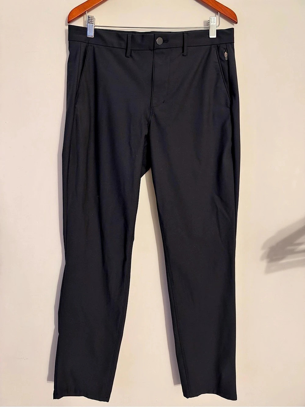 Gap Slim Fit Tech Pants Black Waist 32
